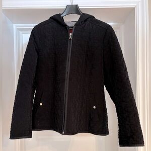 Esprit | Black Quilted Hooded Jacket (L)